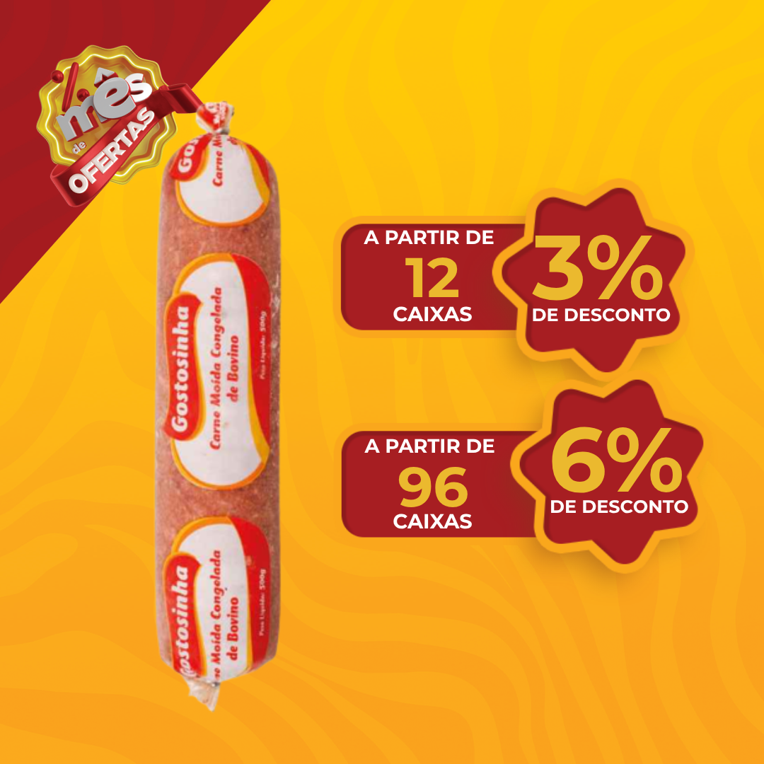 Carne Mo&iacute;da Cong 500g - Gostosinha> image number 0